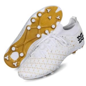 starlight white gold football cleats - Bout Gears